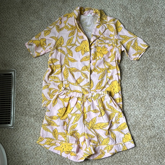 Floral Leaves 2 Piece Set - Picture 1 of 1